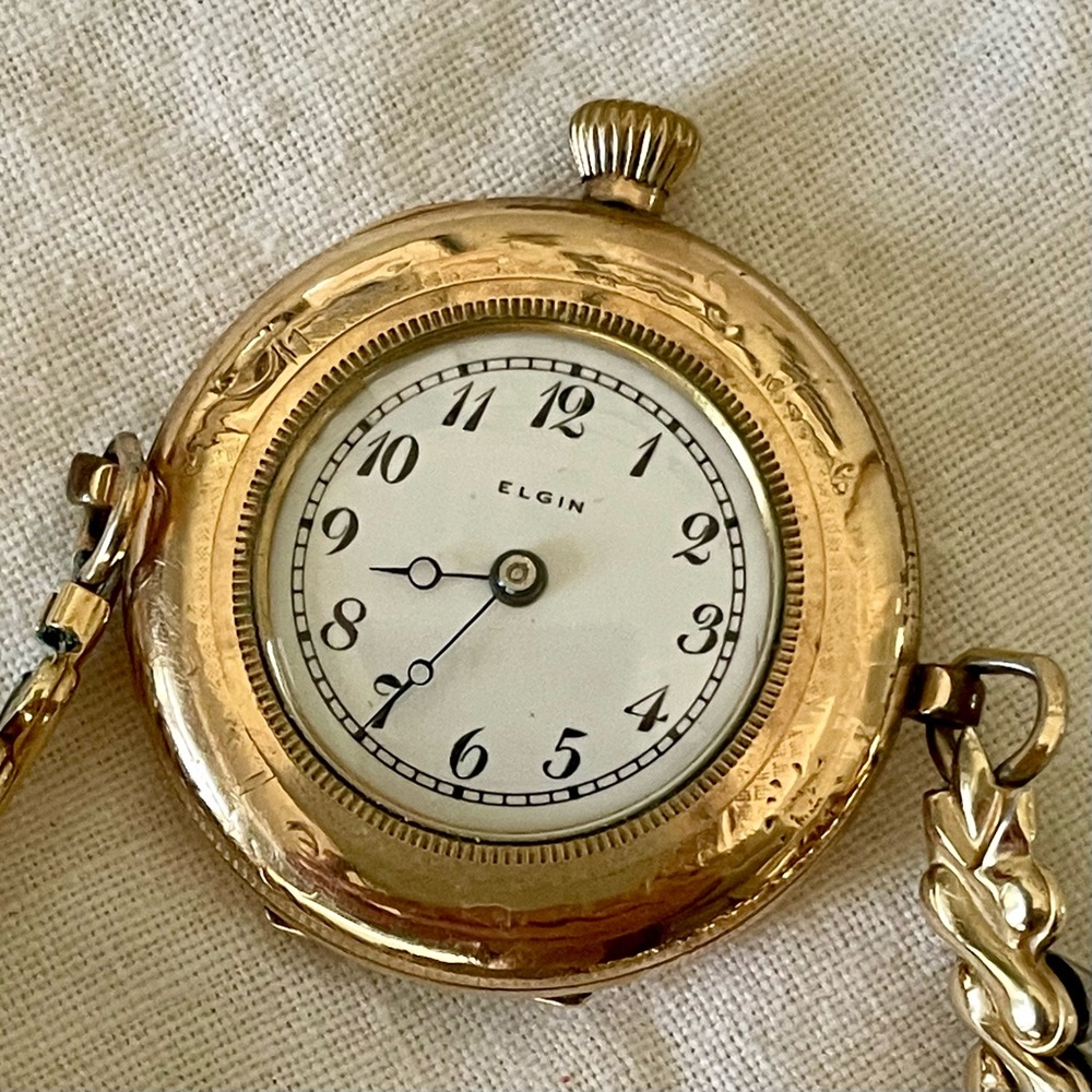 Elgin B&B Royal open face pocket-wrist watch